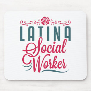 Latina Social Worker LCSW Latinx Hispanic Mouse Mat