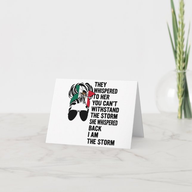 Latina Strong  Card (Front)