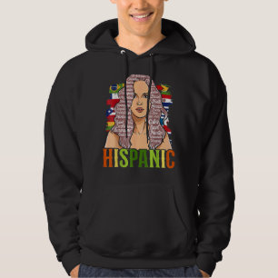 Latina Woman Hispanic Heritage Month Latin Country Hoodie