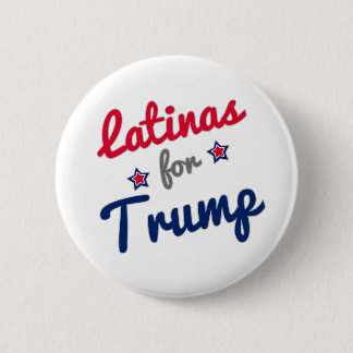 Latinas for Trump 2016 6 Cm Round Badge
