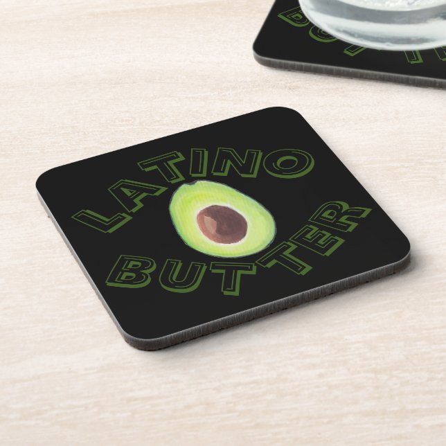 Latino Butter Beverage Coaster (Left Side)