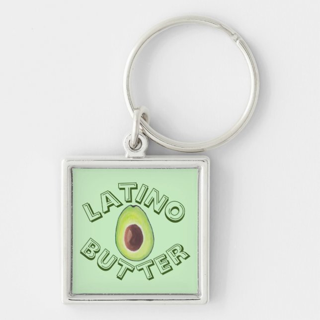 Latino Butter Keychain (Front)