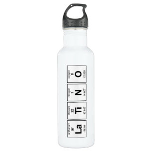 LaTiNO Periodic Table 710 Ml Water Bottle