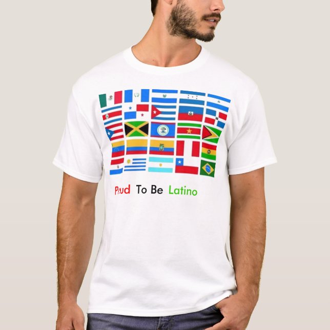 Latino shirt - Customised (Front)