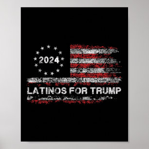 Latinos For Trump - President Election Trump Vance Poster
