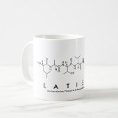 Latisha peptide name mug (Front Left)