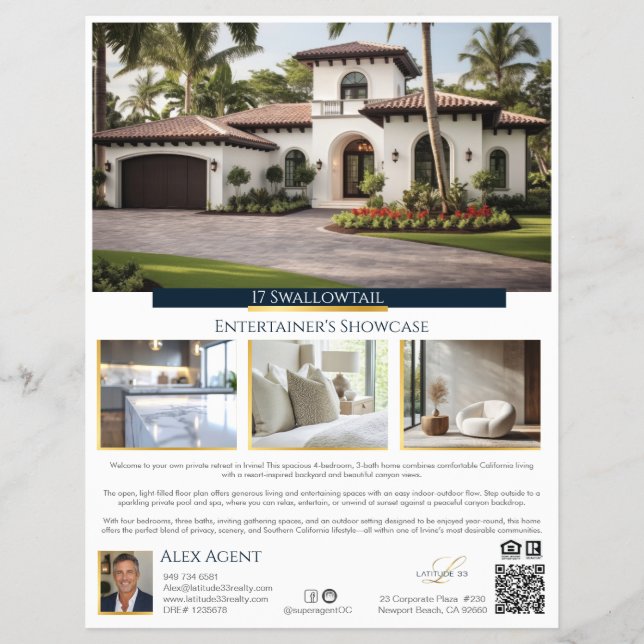 Latitude 33 Property flyer  (Front)