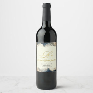 Latitude 33 Realty Wine Label