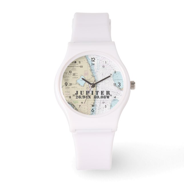 Latitude & Longitude South Florida Nautical Watch (Front)