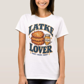 Latke Lover Funny Hanukkah Potato Pancake T-Shirt