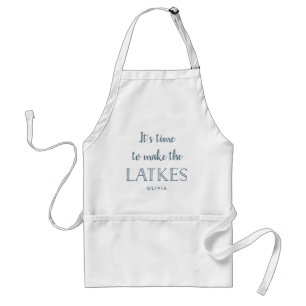 Latke Time   Funny Personalised Hanukkah Standard Apron