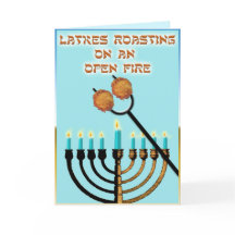 Latkes Roasting on an open fire...