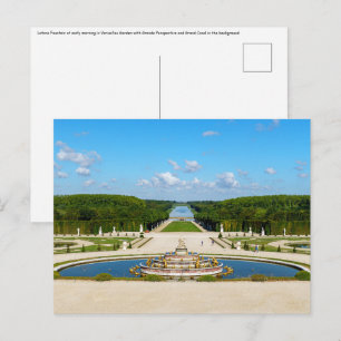 Latona Fountain and Grande Perspective, Versailles Postcard