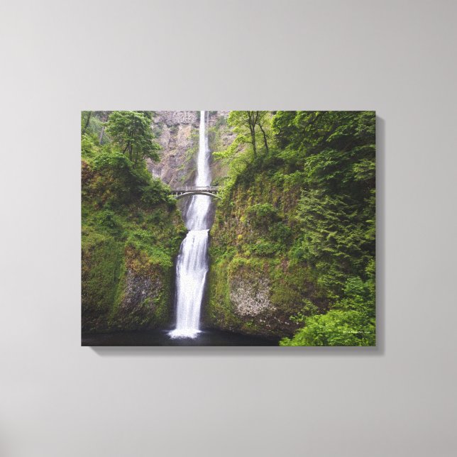 Latourell Falls & Bridge Columbia River Gorge Canvas Print (Front)
