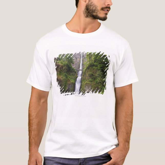 Latourell Falls & Bridge Columbia River Gorge T-Shirt (Front)