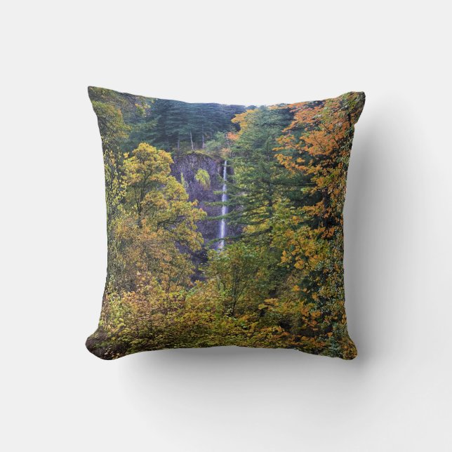 Latourell Falls, Columbia River Gorge, Oregon Cushion (Front)