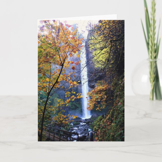 Latourell Falls, OR Card (Front)