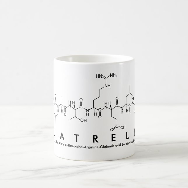Latrell peptide name mug (Center)