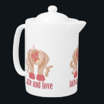 Latte and love cup, hands and coffee quote<br><div class="desc">Fine lettering with funny coffee quotes drawing around cup and hands in flat style with organic colours</div>