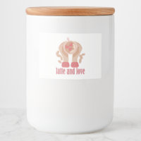Latte and love cup, hands and coffee quote