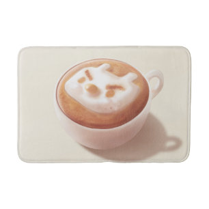Latte Art Bath Mat
