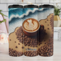 Latte Art on a Beach