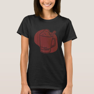 Latte Coffe Cup   T-Shirt