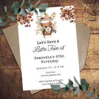 Latte Fun Coffee 90th Adult Birthday