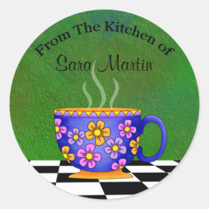 Latte Kitchen Stickers