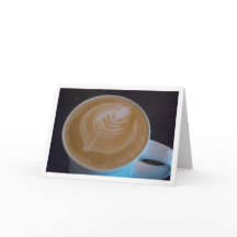 Latte Leaf Caffeine Addict Coffee Lover Blank