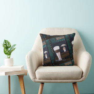 Latte Macchiato Painting by Alfred Fox Cushion