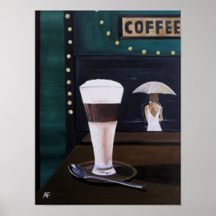 Latte Macchiato Painting by Alfred Fox Poster