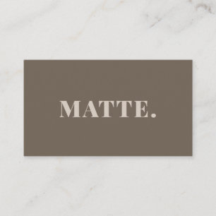 Latte   Modern Elegant Minimalist Professional Business Card