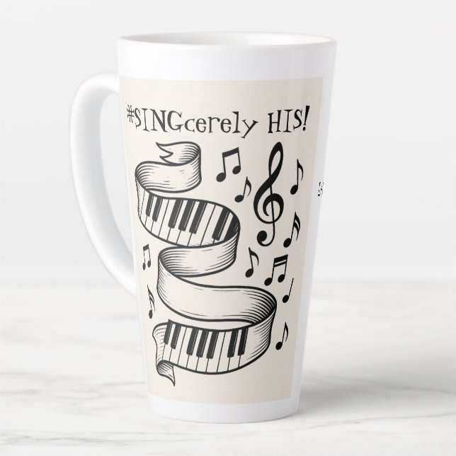 Latte Mug (Left Angle)