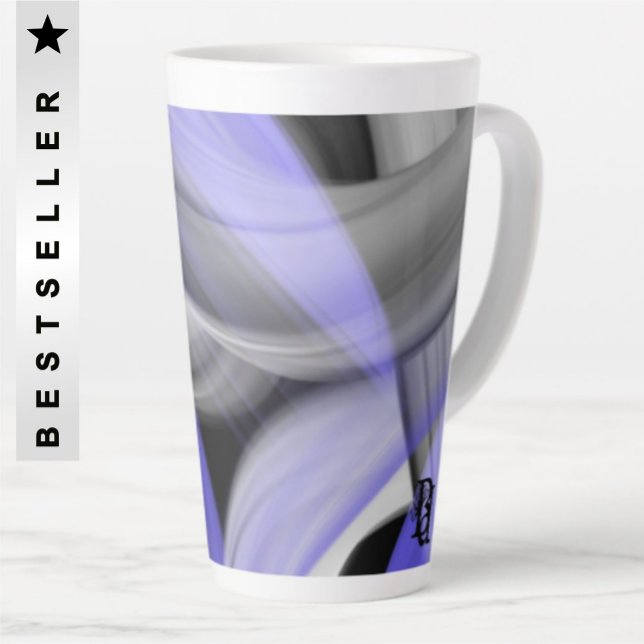 Latte Mug Abstract Home Trend  Lavender Violet (Creator Uploaded)
