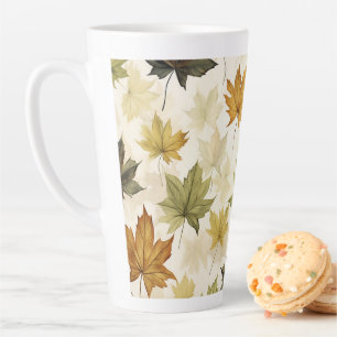 Latte Mug Autumn Leaves