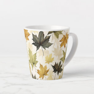 Latte Mug Autumn Leaves
