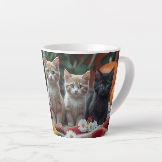 Latte Mug - Cat Lover (Right Angle)