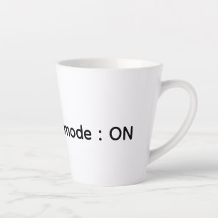 Latte Mug describe your mind 