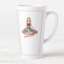 Latte Mug for Yoga Lovers.