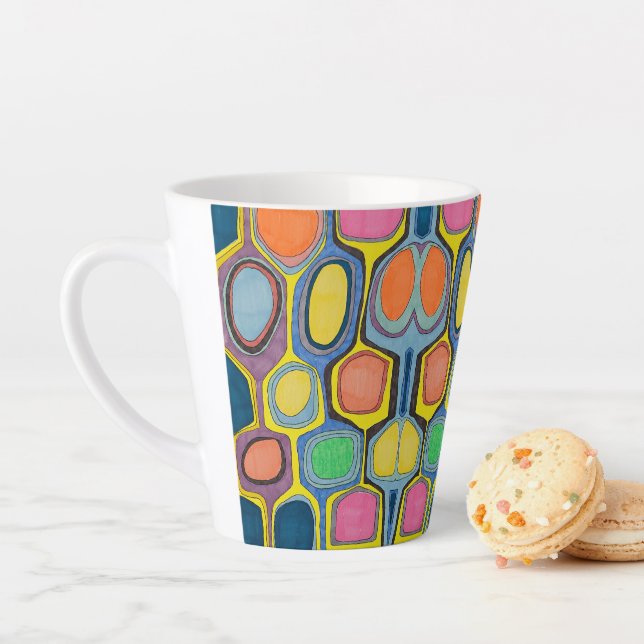 LATTE MUG "GEO COLOR (In Situ)