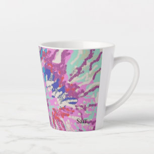 Latte Mug : Hibiscus Flower