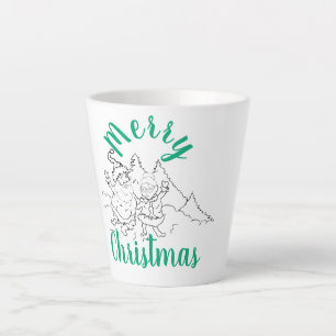 Latte Mug ; Mr. & Mrs. Claus