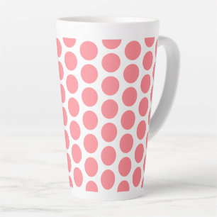Latte Mug-Polka Dots Latte Mug