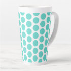Latte Mug-Polka Dots Latte Mug