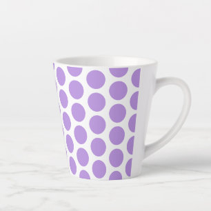 Latte Mug-Polka Dots Latte Mug