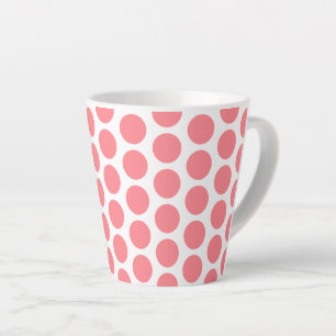 Latte Mug-Polka Dots Latte Mug