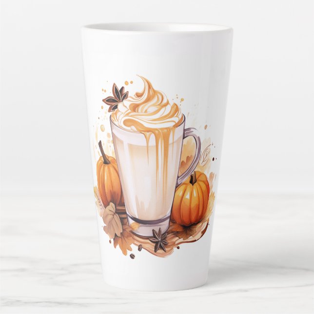 Latte Mug-Pumpkin Spice Mug (Front)