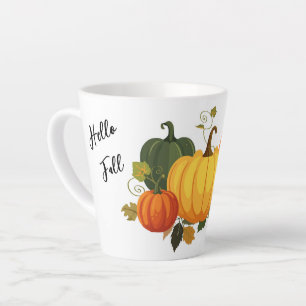 Latte Mug-Pumpkins Latte Mug