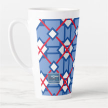 Latte Mug (Red Cross) RFPMDesigns ©️2023/4